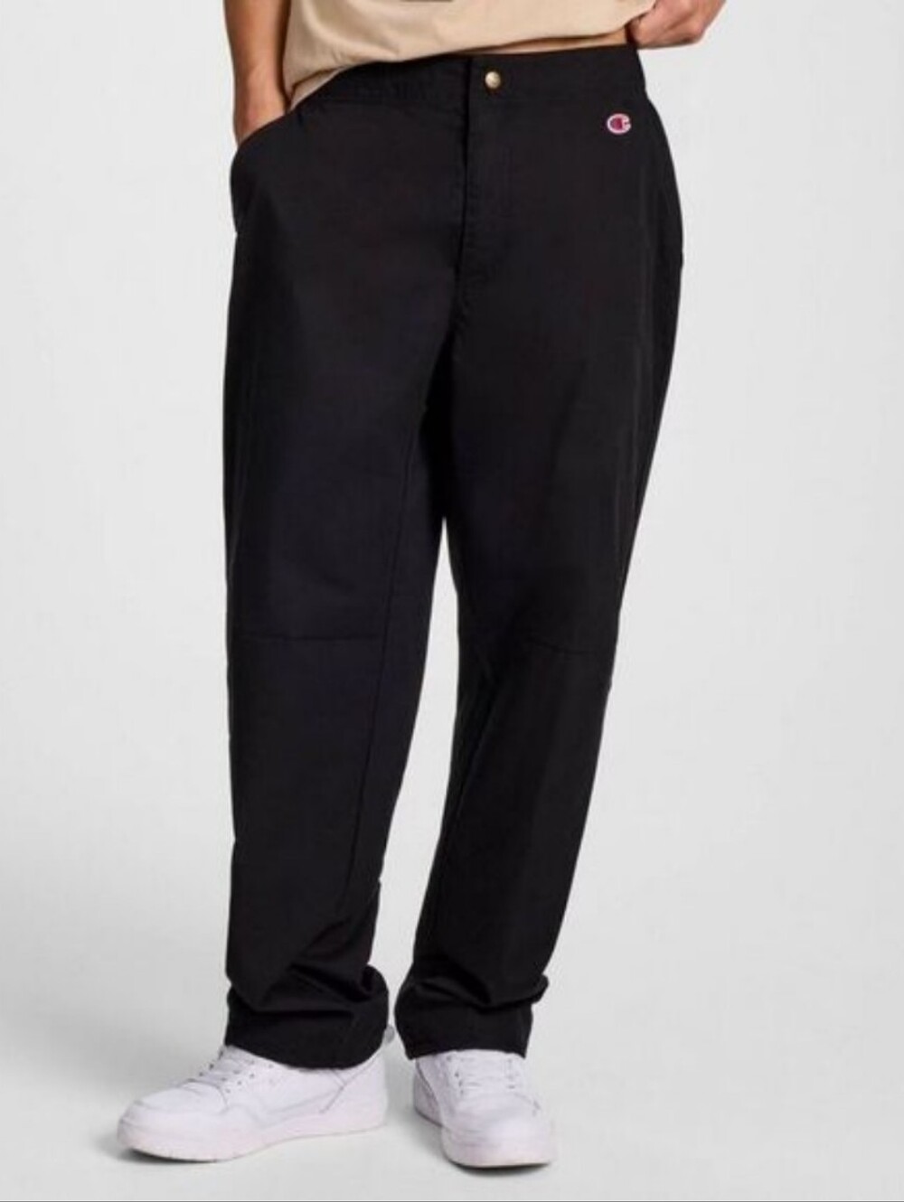 Champion Men's Homeroom Cinched Woven Pants - Blac Black.